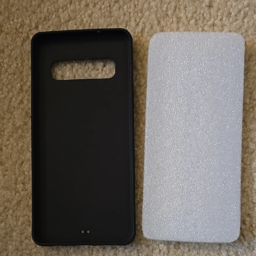 Premium Black Glitter Cell Phone Cover for Samsung Galaxy S10 6.1 Inch